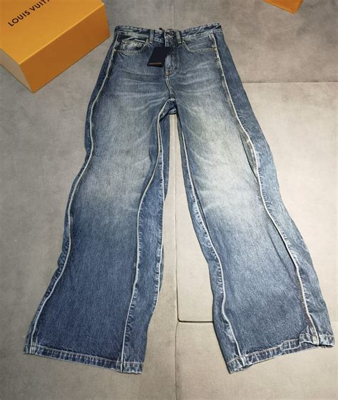 lv wavy denim